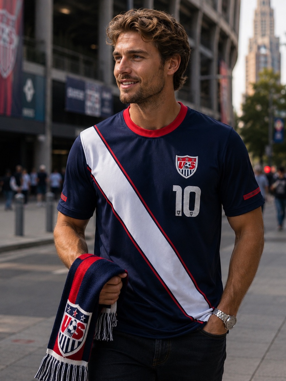 Vintage USA Soccer Landon Donovan #10 Jersey (Size L)